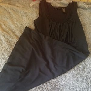 Vintage Midi length black dress